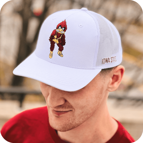 Authentic Brand Wrestling Cy White Structured Cap